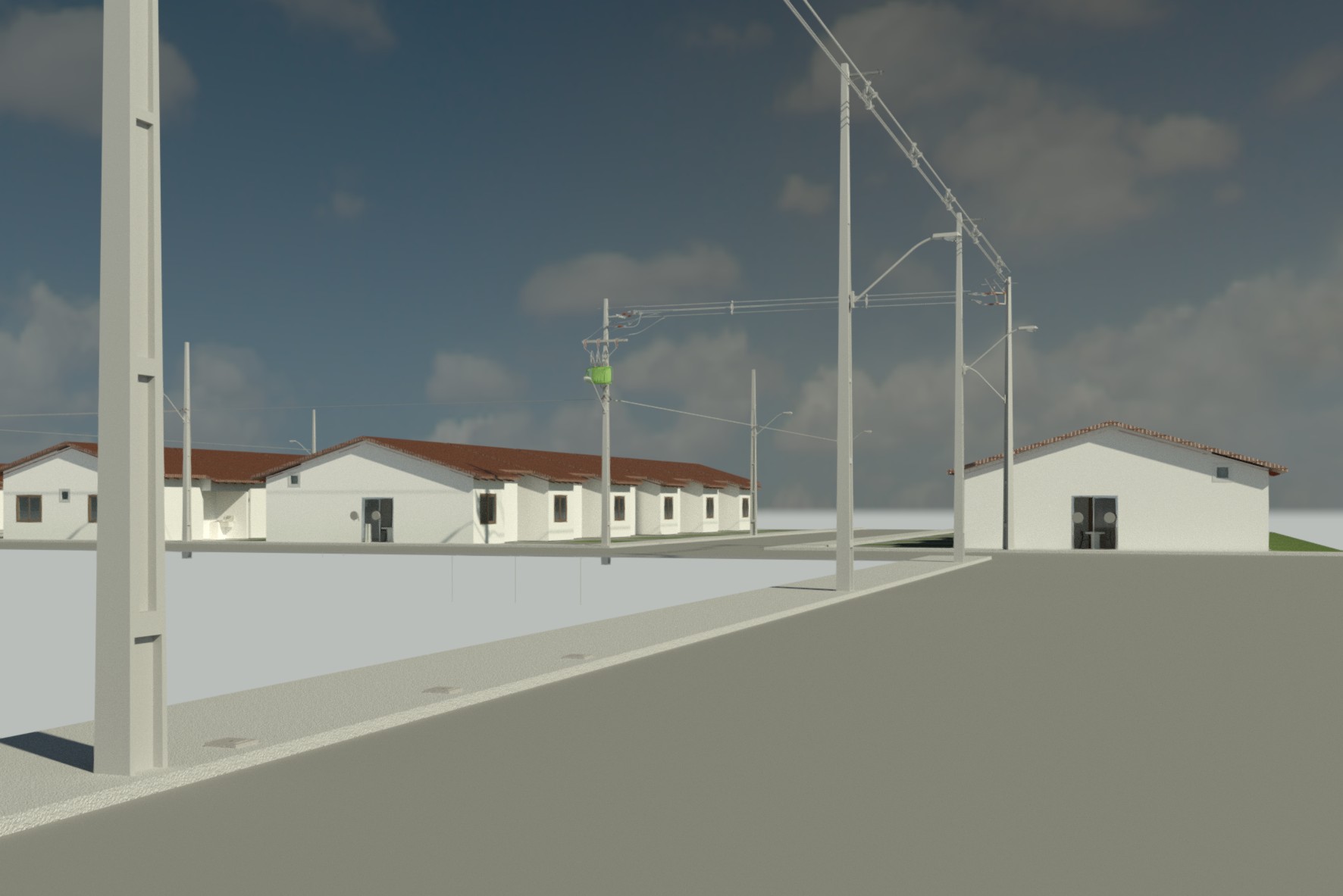 Projeto de rede de média tensão