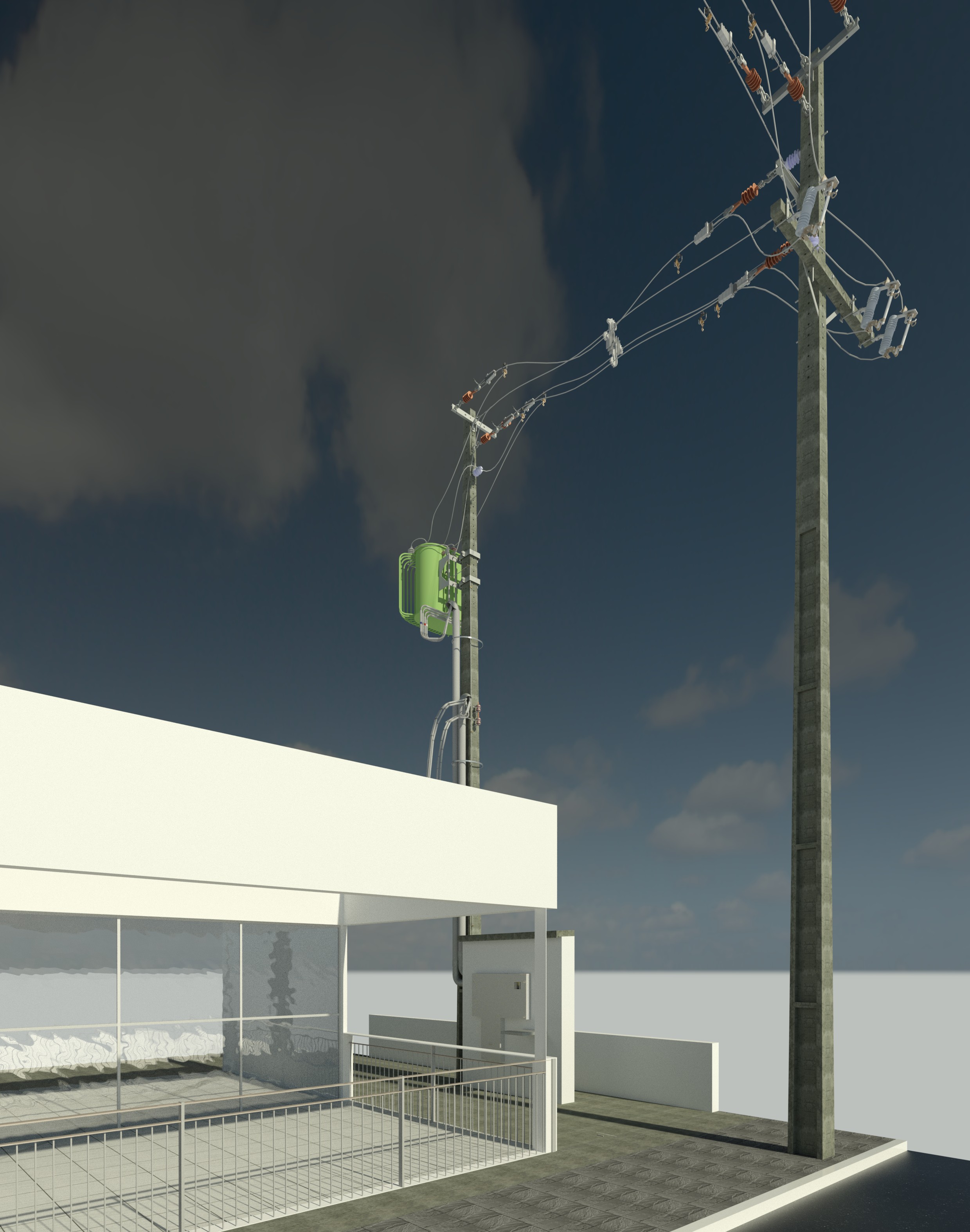 Projeto de subestação de 13.8 kV